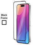 OptiGuard Eco Glass Plus - iPhone 15 Plus | iPhone 14 Pro Max Screen Protector - Clear | Black Frame