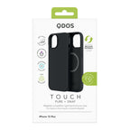 Touch Pure + Snap - Apple iPhone 15 Plus Case MagSafe Compatible - Black, showcasing product packaging in white