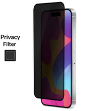 OptiGuard® ECO GLASS PRIVACY for iPhone 15 / iPhone 14 Pro - Privacy