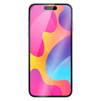 OptiGuard Eco Glass Plus - Apple iPhone 15, iPhone 14 Screen Protector - Clear, Front View of the Screen Protector applied on the Display of the Phone