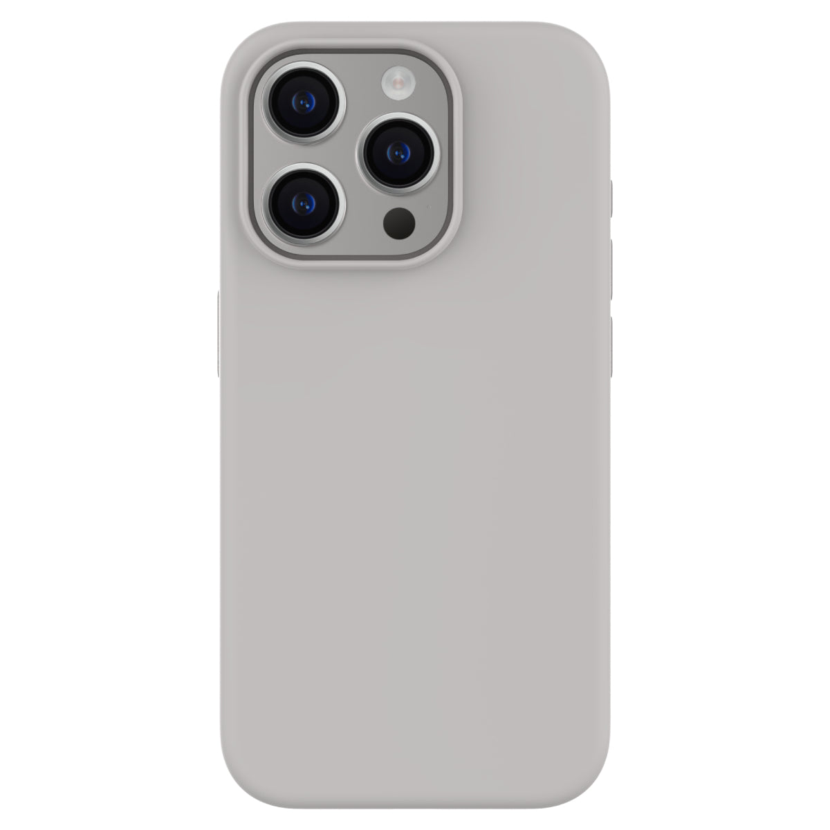 Touch Pure + Snap - Apple iPhone 15 Pro Case MagSafe Compatible - Natural Titanium, Rear View Rigid Back with Phone