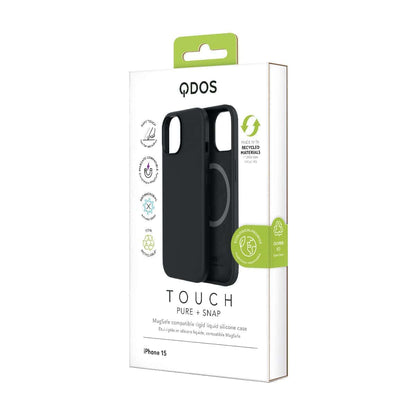 Touch Pure + Snap - iPhone 15 Case MagSafe Compatible - Black