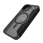 (GRS) Hybrid Fold | MIL STD - iPhone 17e | iPhone 16e | iPhone 14 | iPhone 13 Folio Case Magsafe Compatible - Clear