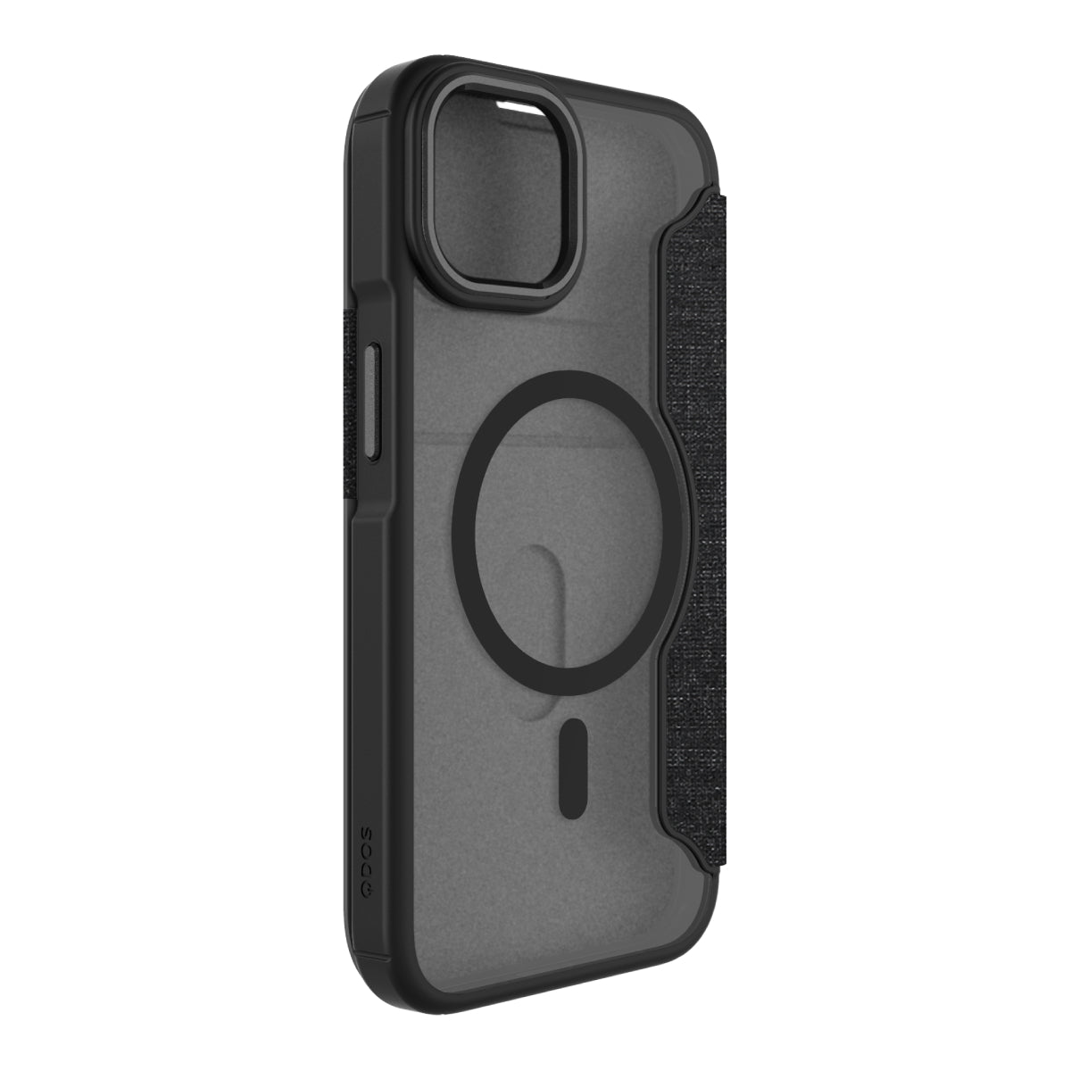 (GRS) Hybrid Fold | MIL STD - iPhone 17e | iPhone 16e | iPhone 14 | iPhone 13 Folio Case Magsafe Compatible - Clear