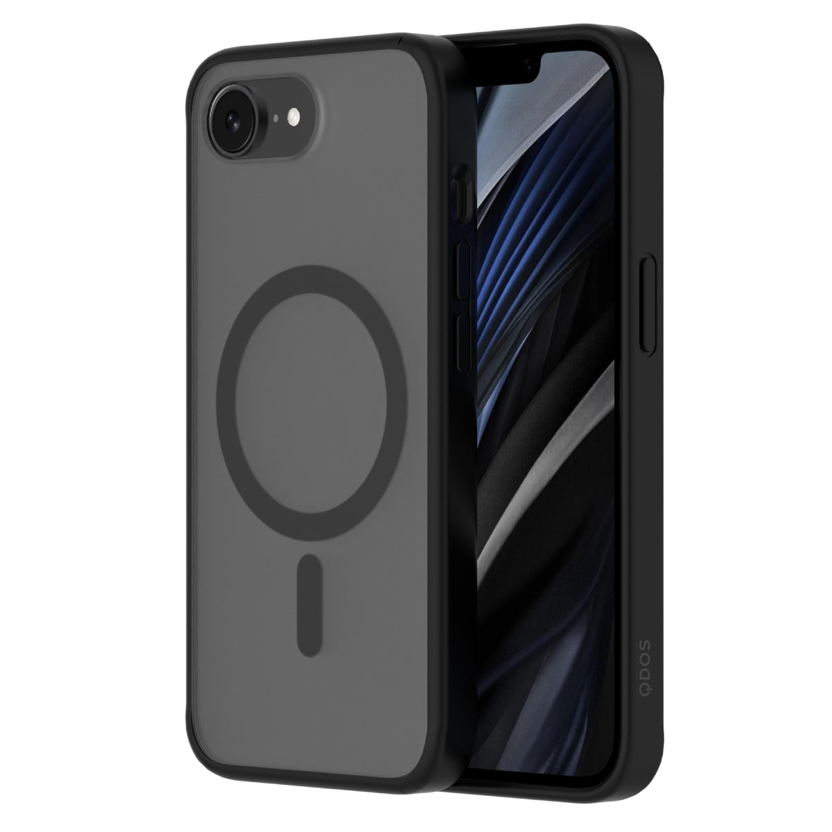 Hybrid Drop | SOFT TOUCH - iPhone 16e Case MagSafe Compatible - Black