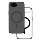 Hybrid Drop | SOFT TOUCH - iPhone 16e Case MagSafe Compatible - Black