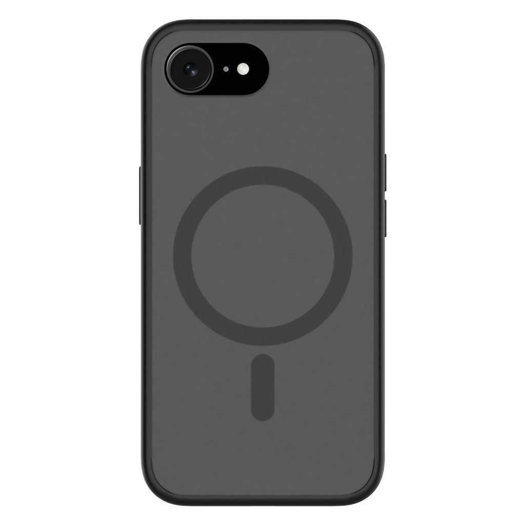 Hybrid Drop | SOFT TOUCH - iPhone 17e | iPhone 16e Case MagSafe Compatible - Black