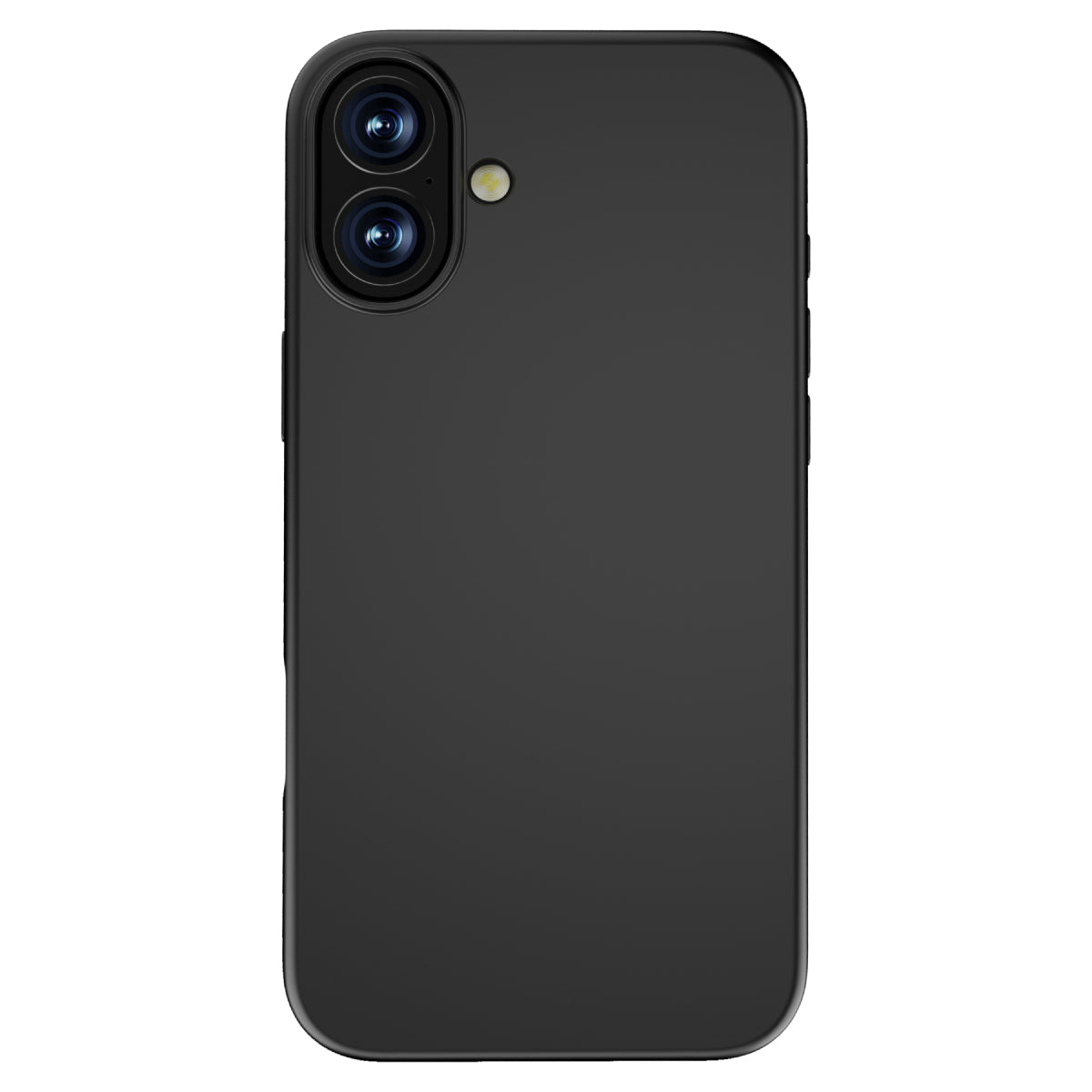 Touch Pure + Snap - Apple iPhone 16 Plus Case MagSafe Compatible - Black, Angled Rear View Rigid Back with Phone
