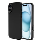 Touch Pure + Snap - Apple iPhone 16 Plus Case MagSafe Compatible - Black, Side and Back View with Screen Display