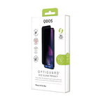 OptiGuard Eco Glass Privacy - Apple iPhone 16 Pro Max Screen Protector - Privacy Black, showcasing product packaging in white