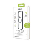 Hybrid Soft  + Snap - Apple iPhone 16 Pro Max Case MagSafe Compatible - Clear Black Titanium, showcasing product packaging in white