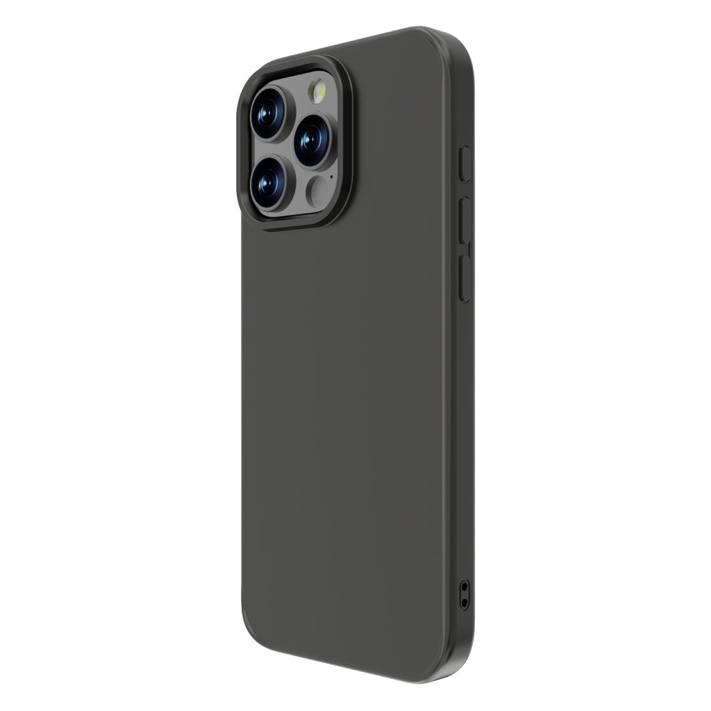 Touch Pure + Snap - Apple iPhone 16 Pro Max Case MagSafe Compatible - Black Titanium, Angled Rear View Rigid Back with Phone