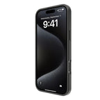 Touch Pure + Snap - Apple iPhone 16 Pro Max Case MagSafe Compatible - Black Titanium, Angled Front View with Screen Display