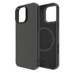 Touch Pure + Snap - Apple iPhone 16 Pro Max Case MagSafe Compatible - Black Titanium, Side and Back View Without Phone