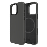 Touch Pure + Snap - Apple iPhone 16 Pro Max Case MagSafe Compatible - Black Titanium, Side and Back View Without Phone