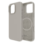 Touch Pure + Snap - Apple iPhone 16 Pro Max Case MagSafe Compatible - Natural Titanium, Side and Back View Without Phone