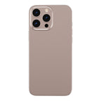 OptiRings - Apple iPhone 16 Pro, iPhone 16 Pro Max Camera Lens Protector - Beige Titanium, Front View of Camera Lens Protector applied to the Phone