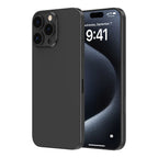 OptiRings - Apple iPhone 16 Pro, iPhone 16 Pro Max Camera Lens Protector - Black Titanium, Side and Back View of the Phone with Camera Lens Protector applied