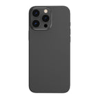 OptiRings - Apple iPhone 16 Pro, iPhone 16 Pro Max Camera Lens Protector - Black Titanium, Front View of Camera Lens Protector applied to the Phone