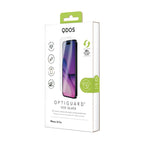 OptiGuard Eco Glass - Apple iPhone 16 Pro Screen Protector - Clear, showcasing product packaging in white