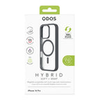Hybrid Soft  + Snap - Apple iPhone 16 Pro Case MagSafe Compatible - Clear Black Titanium, showcasing product packaging in white