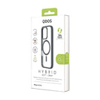 Hybrid Soft  + Snap - Apple iPhone 16 Pro Case MagSafe Compatible - Clear Black Titanium, showcasing product packaging in white