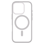 Hybrid Soft  + Snap - Apple iPhone 16 Pro Case MagSafe Compatible - Clear Natural Titanium, Rear View Frosted  Back Without Phone