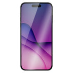 OptiGuard Eco Glass - Apple iPhone 16 Pro Screen Protector - Clear, Front View with Screen Protector applied on the Display of the Phone