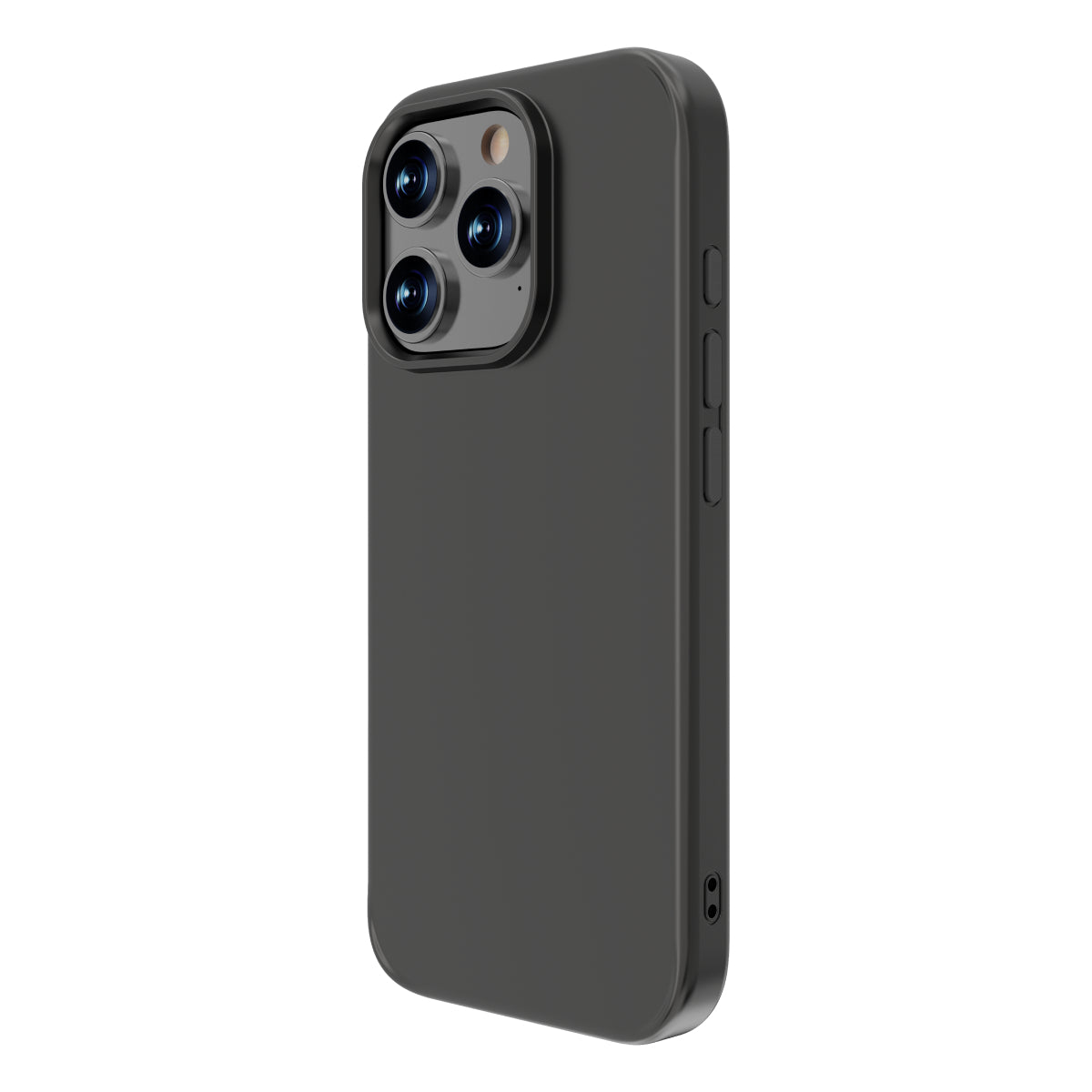 Touch Pure + Snap - Apple iPhone 16 Pro Case MagSafe Compatible - Black Titanium, Angled Rear View Rigid Back with Phone