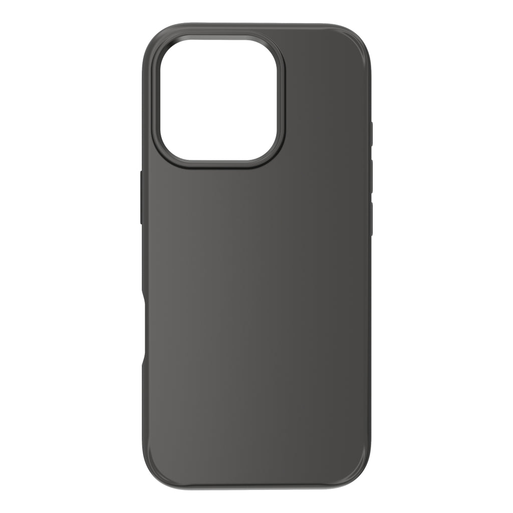 Touch Pure + Snap - Apple iPhone 16 Pro Case MagSafe Compatible - Black Titanium, Rear View Rigid Back Without Phone