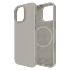 Touch Pure + Snap - Apple iPhone 16 Pro Case MagSafe Compatible - Natural Titanium, Side and Back View Without Phone