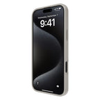 Touch Pure + Snap - Apple iPhone 16 Pro Case MagSafe Compatible - Natural Titanium, Angled Front View with Screen Display