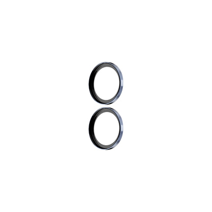 OptiRings - Apple iPhone 16, iPhone 16 Plus Camera Lens Protector - Blue, Right Angled View of the Camera Lens Protector Itself