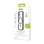 Hybrid Soft  + Snap - Apple iPhone 16 Case MagSafe Compatible - Clear Black, showcasing product packaging in white