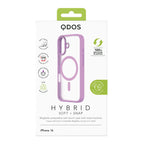 Hybrid Soft  + Snap - Apple iPhone 16 Case MagSafe Compatible - Clear Pink, showcasing product packaging in white