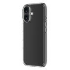 Hybrid - Apple iPhone 16 Case - Clear, Angled View with Phone