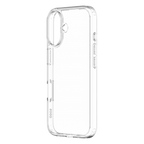 Hybrid - Apple iPhone 16 Case - Clear, Angled View Transparent Back Without Phone