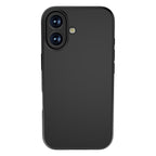 Touch Pure + Snap - Apple iPhone 16 Case MagSafe Compatible - Black, Rear View Rigid Back with Phone