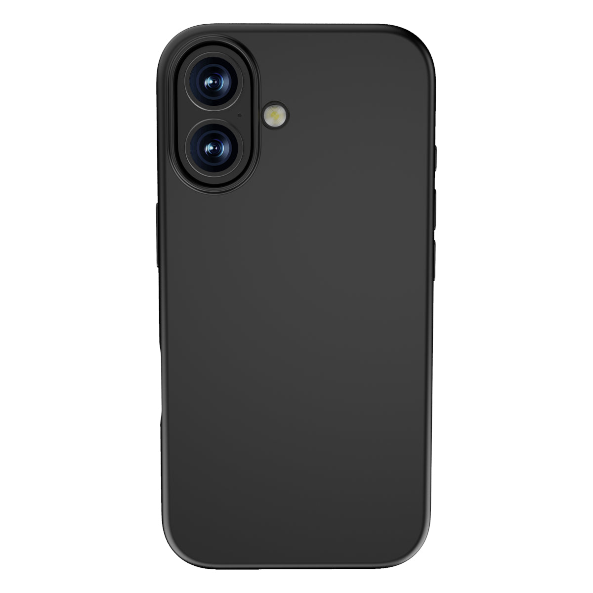 Touch Pure + Snap - Apple iPhone 16 Case MagSafe Compatible - Black, Rear View Rigid Back with Phone