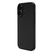 Touch Pure + Snap - Apple iPhone 16 Case MagSafe Compatible - Black, Angled View with Phone