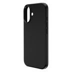 Touch Pure + Snap - Apple iPhone 16 Case MagSafe Compatible - Black, Angled Rear View Rigid Back Without Phone