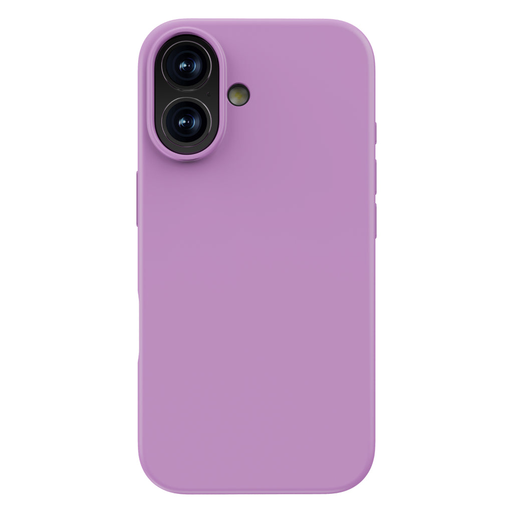 Touch Pure + Snap - Apple iPhone 16 Case MagSafe Compatible - Pink, Rear View Rigid Back with Phone