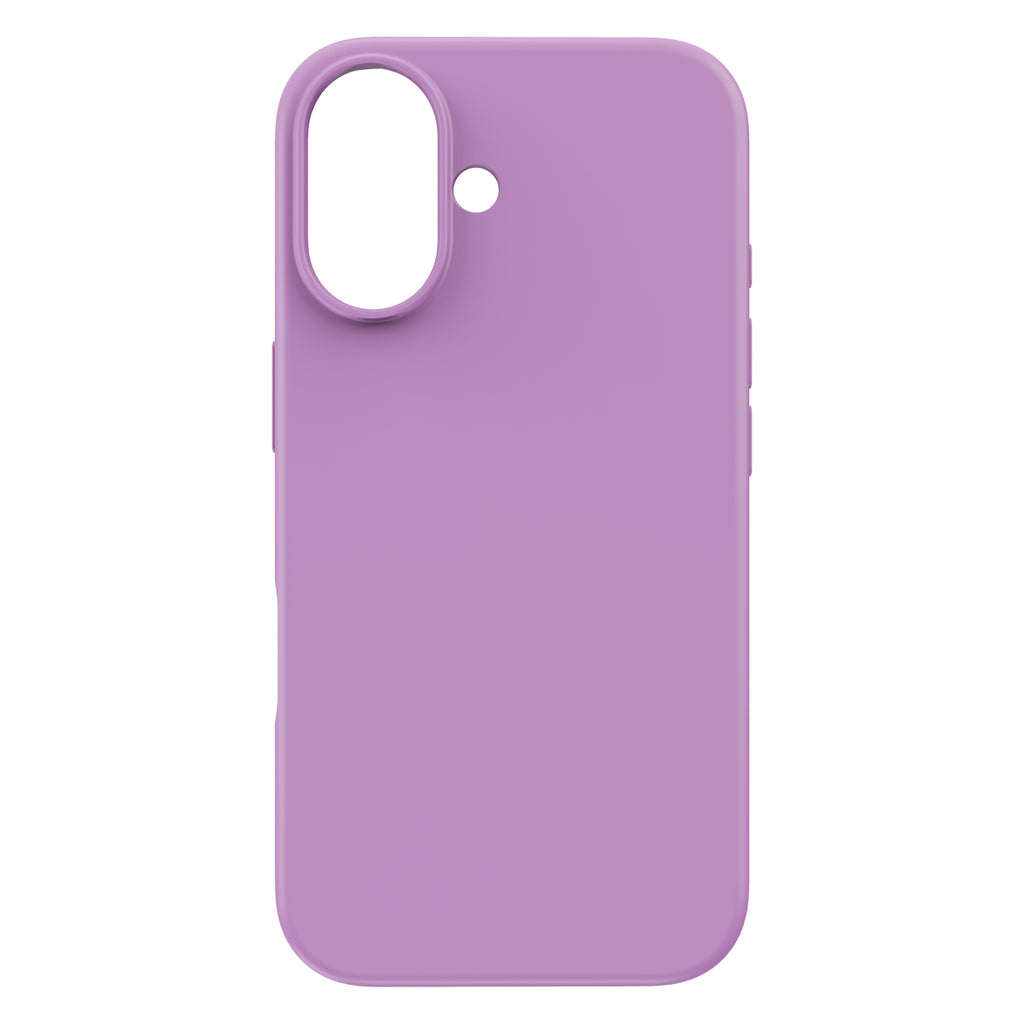 Touch Pure + Snap - Apple iPhone 16 Case MagSafe Compatible - Pink, Rear View Rigid Back Without Phone