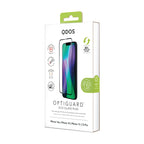 OptiGuard Eco Glass Plus - iPhone 16e | iPhone 14 | iPhone 13 | iPhone 13 Pro Screen Protector - Clear / Black Frame