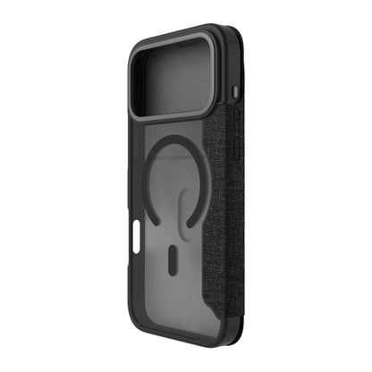 Hybrid Fold | MIL STD - iPhone 17 Pro Max Folio Case Magsafe Compatible - Clear