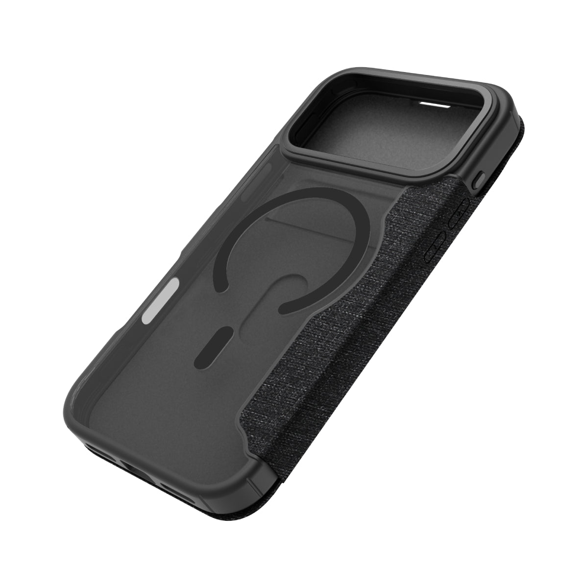 Hybrid Fold | MIL STD - iPhone 17 Pro Max Folio Case Magsafe Compatible - Clear