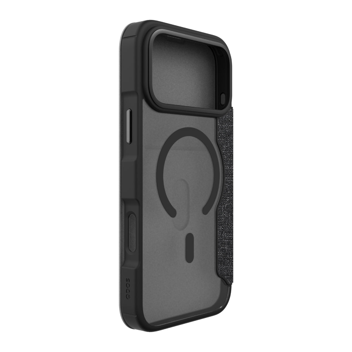 Hybrid Fold | MIL STD - iPhone 17 Pro Max Folio Case Magsafe Compatible - Clear