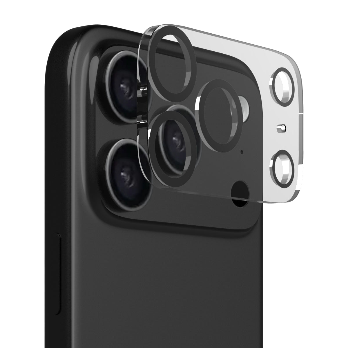 OptiMax - iPhone 17 Pro Max Camera Lens Protector - Black