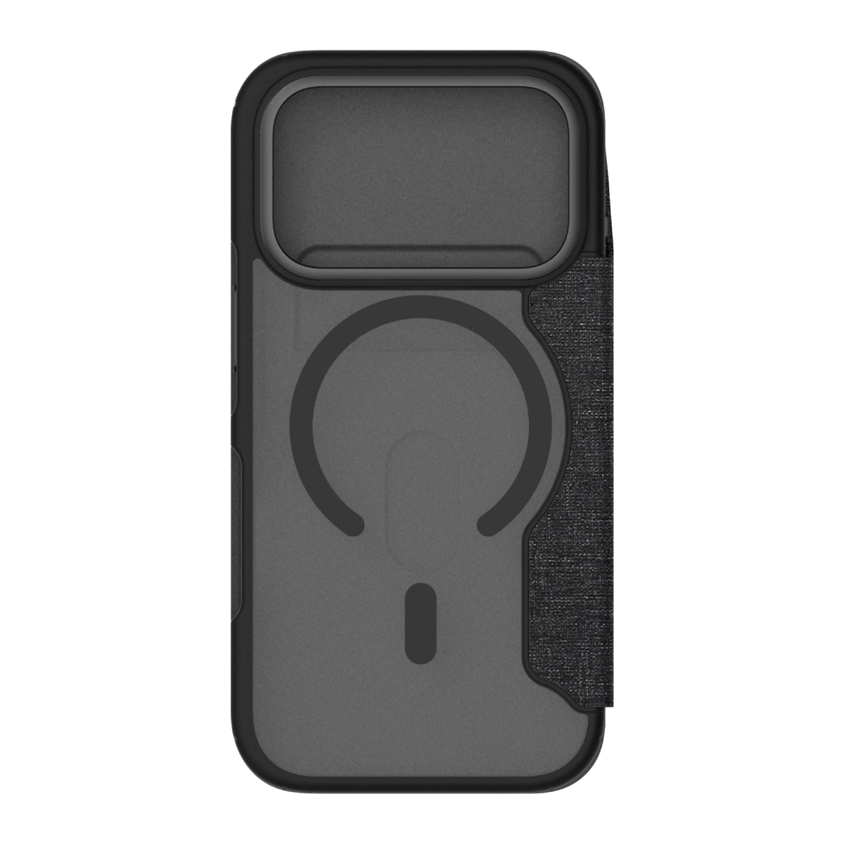 Hybrid Fold | MIL STD - iPhone 17 Pro Folio Case Magsafe Compatible - Clear