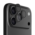OptiRings - iPhone 17 Pro | iPhone 17 Pro Max Camera Lens Protector - Black